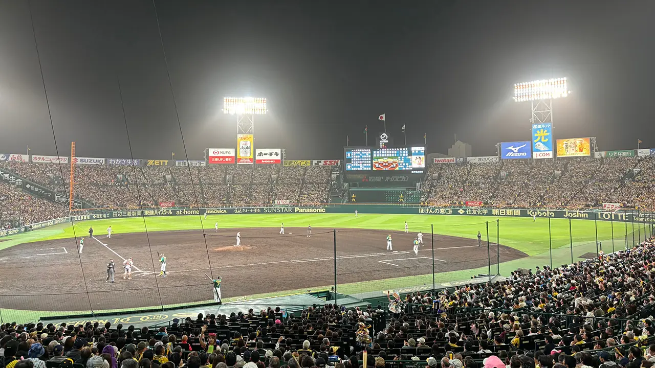 野球観戦　～阪神甲子園球場～